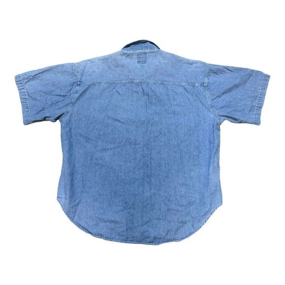 Quizz New York Womens Denim Shirt Embroidered Animal Noahs Ark Church Size 20 - Picture 6 of 6